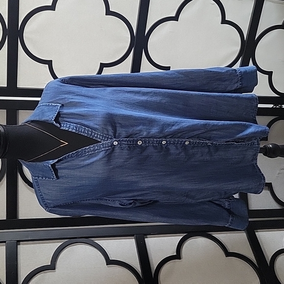 Foxcroft Tops - Perfect Denim Top